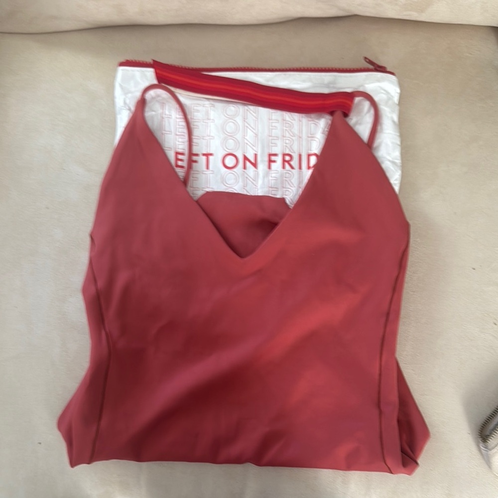 NWOT Left on Friday Sunday Suit in Camp Pink M